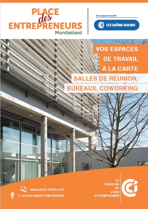 Plaquette d'information Place des entrepreneurs Montbéliard
