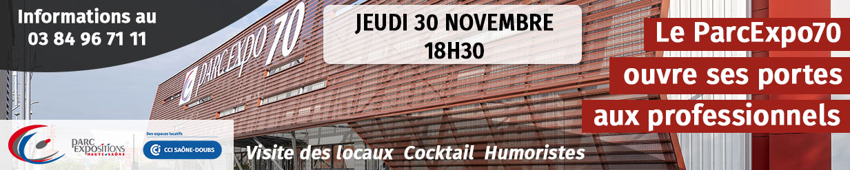 Soirée portes ouvertes Vesoul - Jeudi 30 novembre 2023 - 18H30