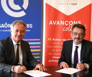Harmonie Mutuelle et la Chambre de Commerce et d’Industrie Saône-Doubs annoncent la signature d’une convention de partenariat pour la co-création d’un cycle de conférences « Open Business 2023-2025 »