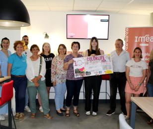 Color Life 2024 : remise chèque pour la Ligue contre le cancer
