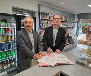 Signature de convention CCI Saône-Doubs Fédération des buralistes du Doubs