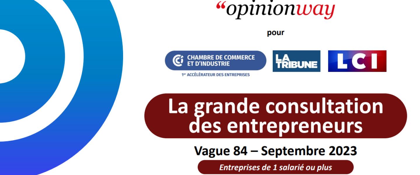 La grande consultation des entreprises - septembre 2023