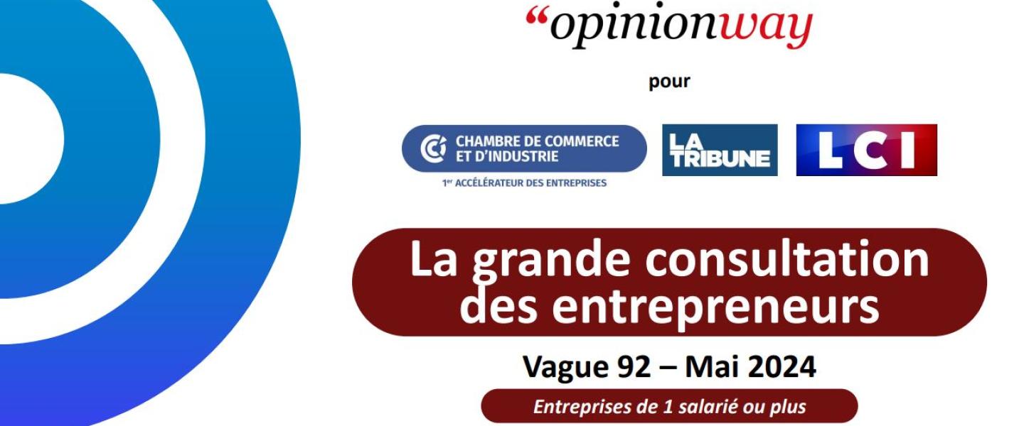 Grande consultation des entrepreneurs - mai 2024