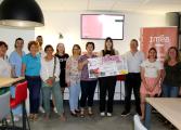 Color Life 2024 : remise chèque pour la Ligue contre le cancer