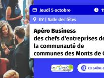 Apéro Business Communauté de Communes des Monts de Gy